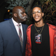 Former NBA player Shaquille O’Neal and son Shareef O’Neal on Aug. 7, 2017, in West Hollywood, Calif. (Emma McIntyre/Getty Images for Apple)